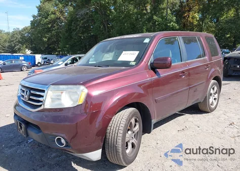 2013 Honda Pilot Ex-L из США, поврежденный, VIN 5FNYF3H50DB003135